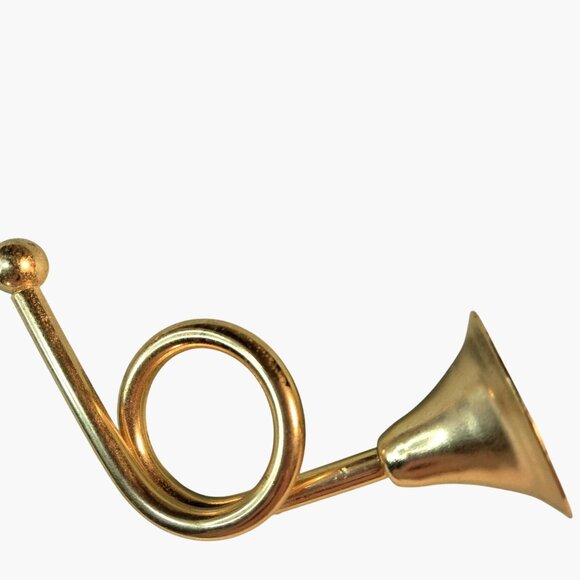 Miniature  French Horn Bugle Christmas Ornament Decor Crafts - Picture 5 of 5